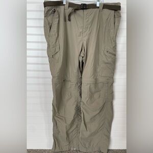 Columbia Omni-shade men’s pants zip-off legs convert to shorts 42/32